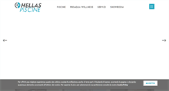Desktop Screenshot of hellaspiscine.it